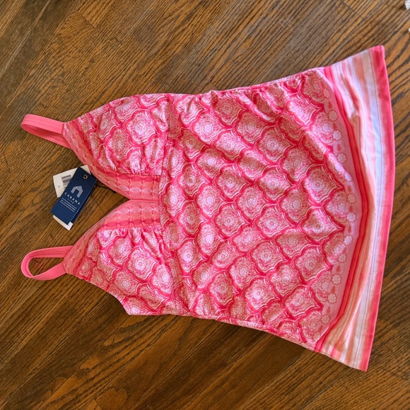 CABANA LIFE Embroidered Tankini Top AMELIA ISLAND - Picture 2 of 9